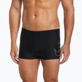 Uomo Nike Reflect Logo Square Leg boxer da bagno nero 5