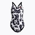 Costume intero da donna Nike Multiple Print Fastback nero