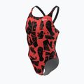 Costume da bagno intero da donna Nike Multiple Print Fastback bright crimson 4