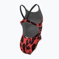 Costume da bagno intero da donna Nike Multiple Print Fastback bright crimson 5