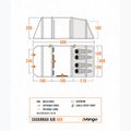 Tenda da campeggio per 4 persone Vango Savannah Air 400 blu profondo 2