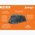 Tenda da campeggio per 4 persone Vango Tacoma 400 blu profondo 12