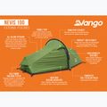 Vango Nevis 100 pamir verde tenda da trekking per 1 persona 14