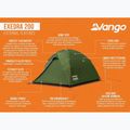 Tenda da trekking 2-osobowy Vango Exedra 200 forest green 11