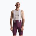 Pantaloncini da ciclismo uomo Rapha Brevet Element Cargo Bib Shorts plum/white
