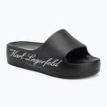 Infradito donna KARL LAGERFELD Kobo II Hotel Logo nero eco eva