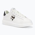 KARL LAGERFELD scarpe da uomo Kapri Nft in pelle bianca