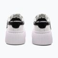Scarpe da donna KARL LAGERFELD Kreeper Lo Autograph Portachiavi in pelle bianca 2