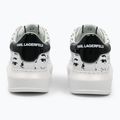 KARL LAGERFELD scarpe da donna Kapri Twin Nft Graffiti in pelle bianca/nero 10
