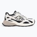 KARL LAGERFELD scarpe da donna Orion Sidetrim nero pelle/tessuto c/bianco