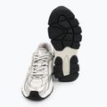 KARL LAGERFELD scarpe da donna Orion Sidetrim pelle/tessuto bianco con argento 5