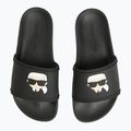 KARL LAGERFELD infradito donna Kondo 2.0 NFT gomma nera 4