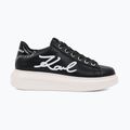 Scarpe da donna KARL LAGERFELD Kapri Cornelly Signia Stitch pelle nera