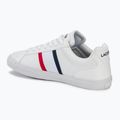 Scarpe Lacoste da uomo 45CMA0055 bianco/navy/rosso 3