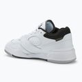 Scarpe Lacoste Lineshot da uomo con colletto a contrasto in pelle bianco/nero 3