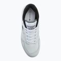 Scarpe Lacoste Lineshot da uomo con colletto a contrasto in pelle bianco/nero 5