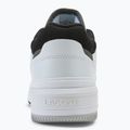 Scarpe Lacoste Lineshot da uomo con colletto a contrasto in pelle bianco/nero 6