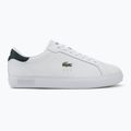 Scarpe da uomo Lacoste Powercourt white/dark green 2