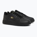 Scarpe da donna Lacoste Court Ace Leather black/gold 2