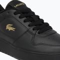 Scarpe da donna Lacoste Court Ace Leather black/gold 6
