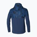 Mizuno Paris Athlete Giacca da uomo con cappuccio paggetto blu 2