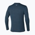 Uomo Mizuno Impulse Core Half Zip blue wing teal running Longsleeve 2