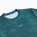 Maglietta da corsa Mizuno Impulse Core Graphic Tee evergreen da uomo 3