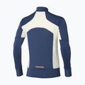 Felpa da corsa Mizuno Warmalite Half Zip estate uomo blu 2