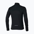 Felpa da running Mizuno Warmalite Half Zip da uomo, nero 2