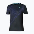 Maglietta da tennis da uomo Mizuno Mugen Shadow Graphic Tee nero