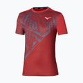 Maglietta da tennis Mizuno Mugen Shadow Graphic Tee da uomo in salsa