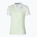Polo tennis uomo Mizuno Mugen Shadow Polo bianco