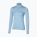 Donna running Longsleeve Mizuno Impulse Core Half Zip glacier lake