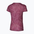 Maglietta da running da donna Mizuno Impulse Core Graphic Tee viola quarzo 2