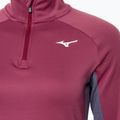 Felpa running donna Mizuno Warmalite Half Zip viola quarzo 3