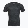 Maglietta da corsa Mizuno Graphic Trail Tee uomo nero