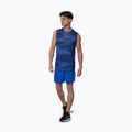Maglietta da running da uomo Mizuno Core Graphic senza maniche blu reflex 2