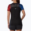 Maglietta da corsa donna Mizuno DryAeroFlow Graphic Tee oni red 3