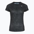 Maglietta da corsa da donna Mizuno Graphic Trail Tee nero