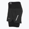 Pantaloncini da corsa Mizuno Trail ER 2IN1 da uomo, nero 3