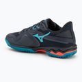 Uomo Mizuno Wave Exceed Light 2 Padel salute / ibisco / blu smalto padel scarpe 3