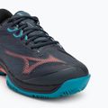 Uomo Mizuno Wave Exceed Light 2 Padel salute / ibisco / blu smalto padel scarpe 7