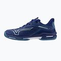 Scarpe da tennis da uomo Mizuno Wave Exceed Tour 6 CC blu bellwether/bianco/blu fjord 8