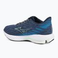 Scarpe da corsa da uomo Mizuno Wave Rider 28 vintage indigo/neo mint/blu di frontiera 3