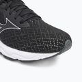 Scarpe da corsa da uomo Mizuno Wave Prodigy 6 nero/argento galassia/rosso ad alto rischio 7