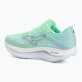 Scarpe da corsa da uomo Mizuno Wave Rebellion Flash 2 neo mint/vintage indigo/hint of mint 3