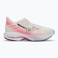 Scarpe da corsa da donna Mizuno Wave Rider 28 bianco neve/rosa camelia/vintage indigo 2