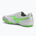 Scarpe da calcio Mizuno Morelia Sala Pro TF uomo bianco/verde neon/argento galassia 3