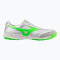 Scarpe da calcio Mizuno Morelia Sala Pro TF uomo bianco/verde neon/argento galassia