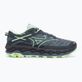 Scarpe da corsa uomo Mizuno Wave Mujin 10 vintage indigo/neo mint/india ink 2